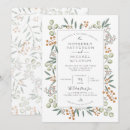Search for bliss wedding invitations Green