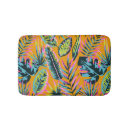Search for tropical print bath mats Hawaiian