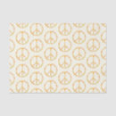 Search for peace sign tissue paper Retro