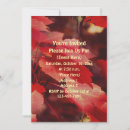 Recherche de feuille rouge invitations Simple