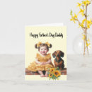 Search for dachshund daddy postcards Wiener dog