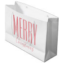 Search for modern christmas gift bags Merry