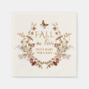 Search for fall baby shower napkins Fall in love