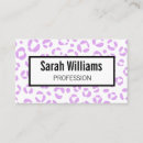 Search for leopard print business cards Qr code