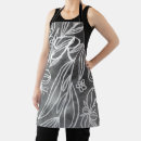 Search for black and white drawing aprons Modern