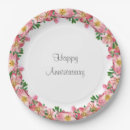 Search for happy anniversary plates Modern