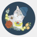 Search for cute kitty cat stickers Blue