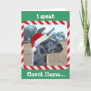 Search for llama christmas cards Pun
