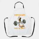 Search for funny gym aprons Quote