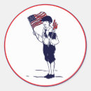 Search for vintage patriotic stickers Flag