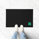 Search for irish doormats Four leaf clover