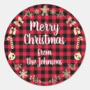 Search for red buffalo stickers Lumberjack plaid