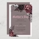 Search for burgundy grey invitations Gothic