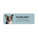 Search for welsh return address labels Corgis