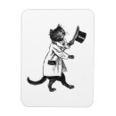 Recherche de vintage chat magnets Noir