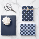 Search for midnight navy blue wrapping paper Modern