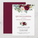 Recherche de burgundy anniversaire invitations Fleurs rouges bordeaux
