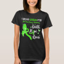 Search for bile duct cancer tshirts Green