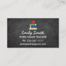 Search for inspiration business cards Teacher