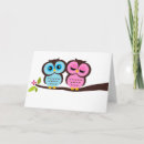 Search for cute love birds cards Owls