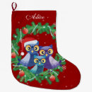 Search for bird christmas stockings Owls