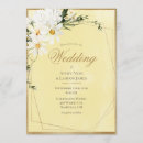Search for yellow daisy wedding invitations Watercolor