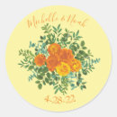 Search for yellow roses wedding stickers Flower
