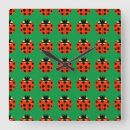 Search for ladybug clocks Red