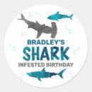 Search for pool shark stickers Under the sea