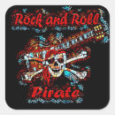 Search for rock skull stickers Pirate