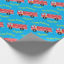 Search for fire wrapping paper Birthday