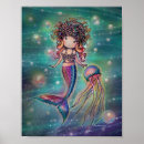 Recherche de sirène mignonne posters Pour enfants