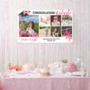 Search for pink graduation banners Girly