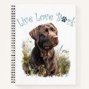 Search for chocolate lab notebooks Dog