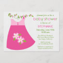 Search for pink dress baby shower invitations Baby girl