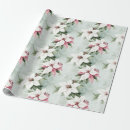 Search for poinsettia wrapping paper Vintage