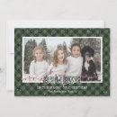 Recherche de green plaid christmas cards Rustique