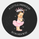 Search for little princess baby shower stickers Girl