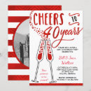 Search for ruby red wedding invitations Cheers to 40 years