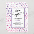 Recherche de polka dot baby shower invitations Rose