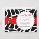 Recherche de peau vache invitations Baby