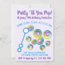 Recherche de pop invitations Bulles