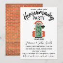 Search for brick invitations Housewarming