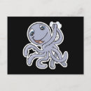 Search for octopuses postcards Sea