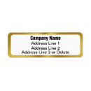 Search for 4 line return address labels Elegant