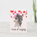 Search for pug valentines day cards Hearts