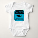 Recherche de signe drôle bébé vêtements Avertissement