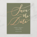 Recherche de vert olive et or invitations Moderne