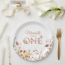 Search for fall birthday paper plates Floral