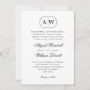 Search for monogram photo invitations Formal